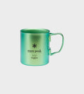 Titanium Double Wall Mug 450ml Green