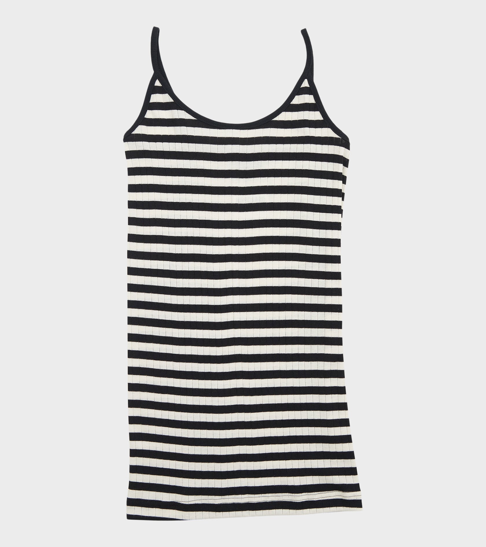 101 Strap Top Black/Ecru