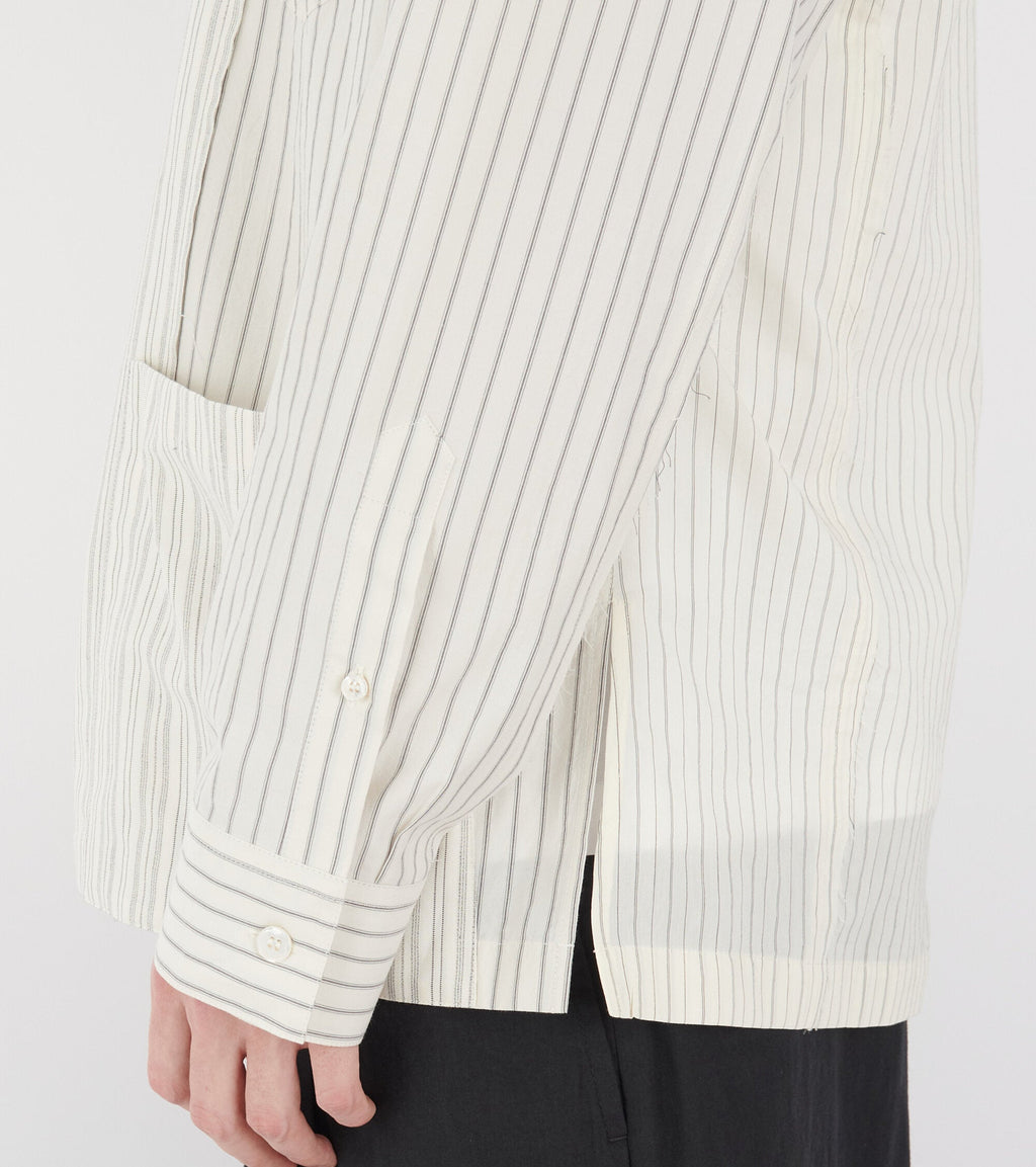 Striped Shirt Ecru