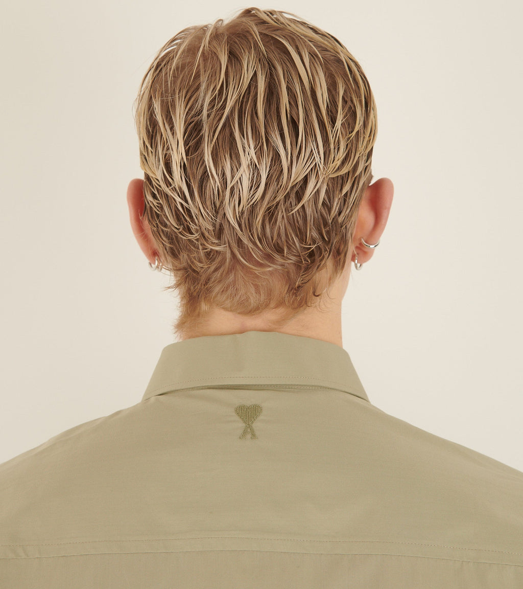 Boxy S/S Shirt Khaki
