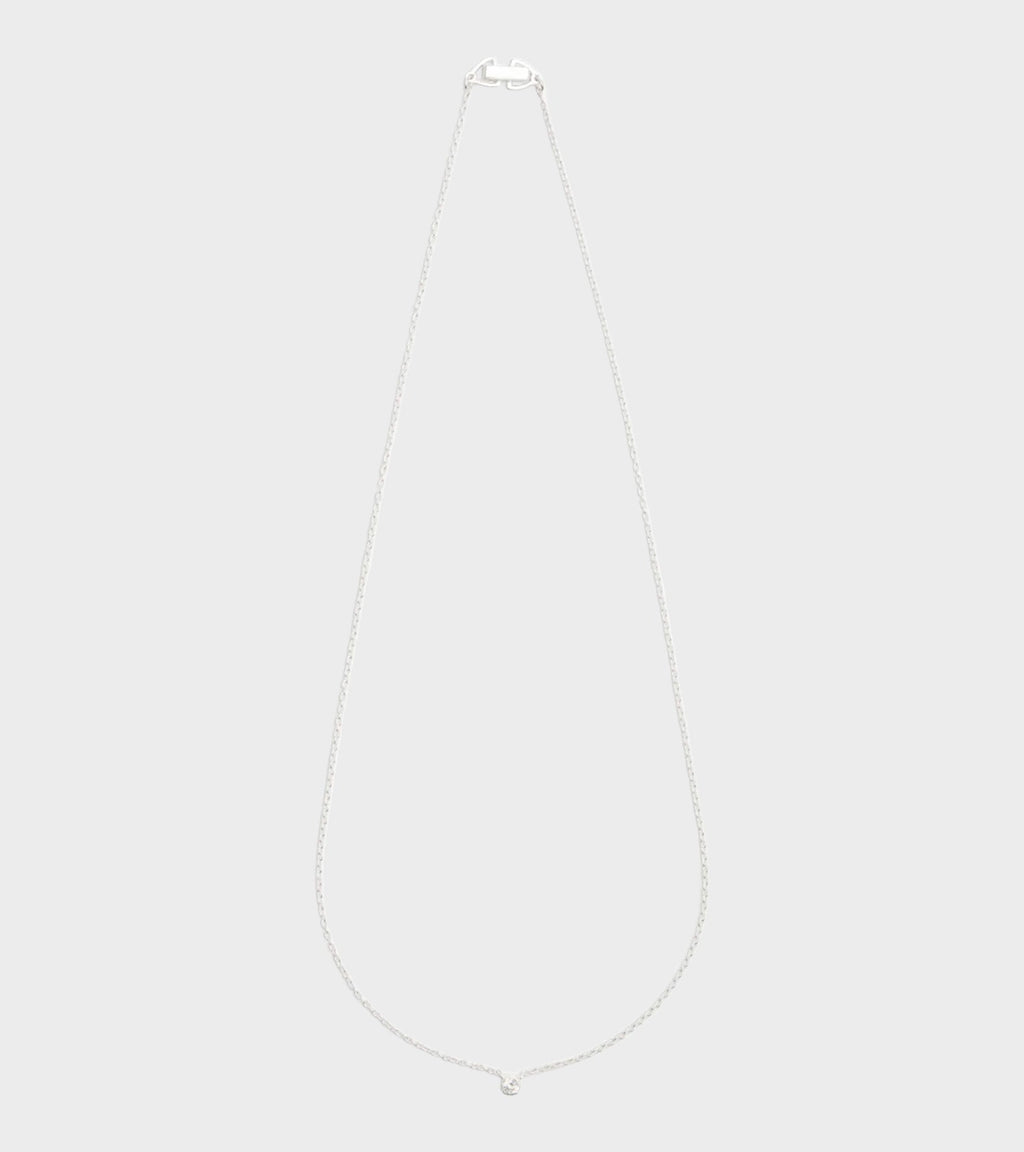 Oda Floating Necklace Silver