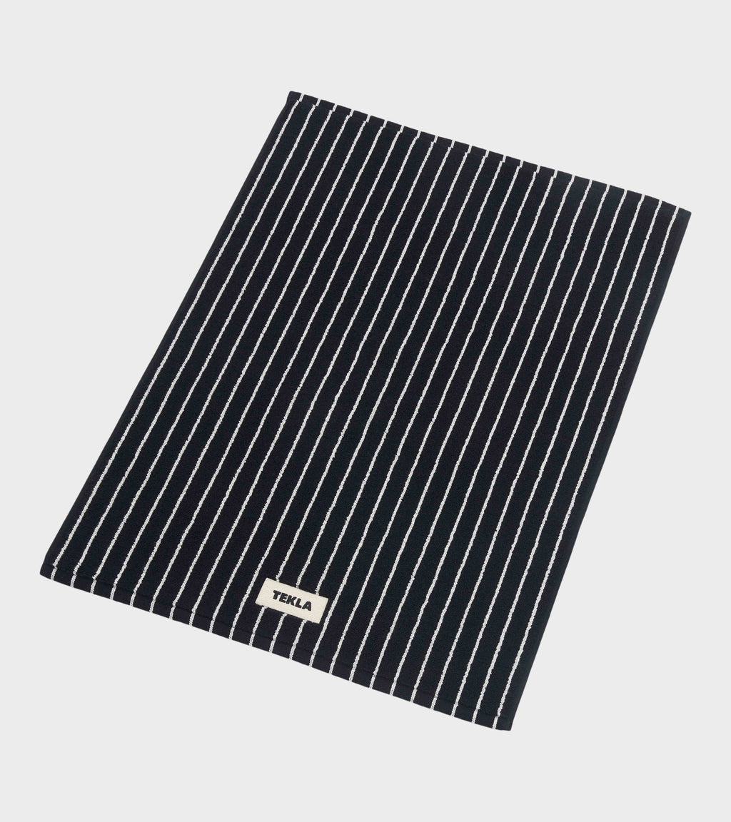Bath Mat 50x70 Black Stripes