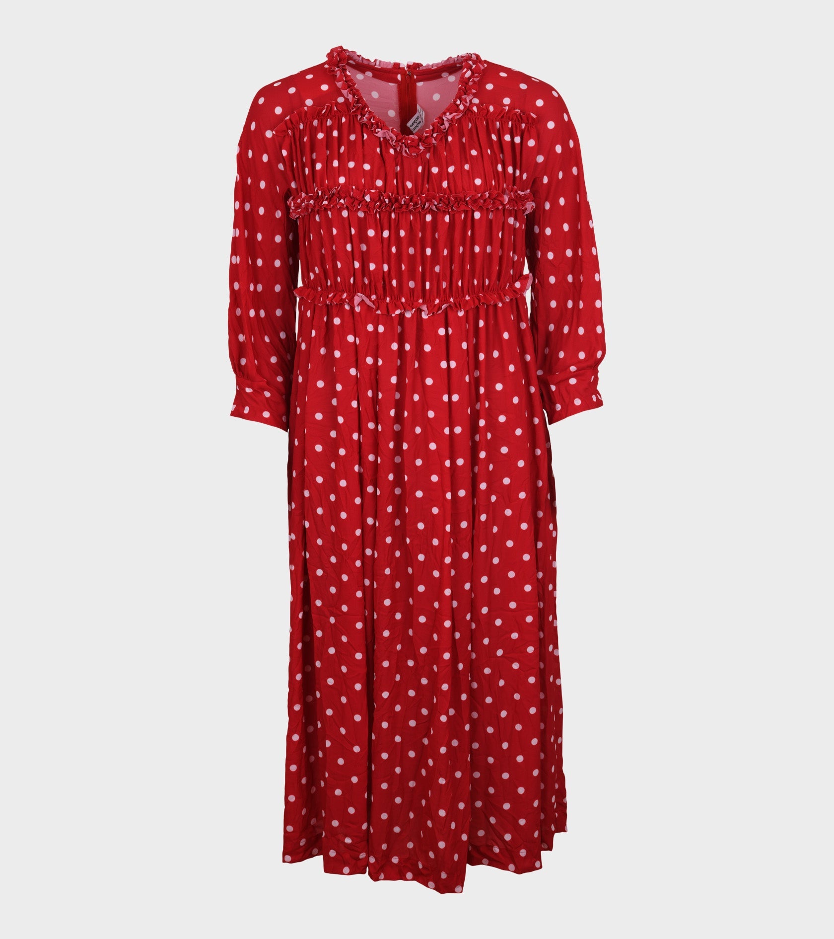 Dotted Dress Red