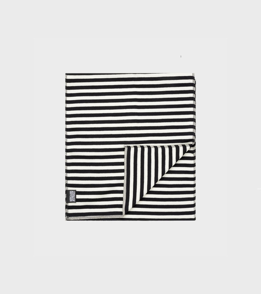Scarf Interlock Black/Ecru