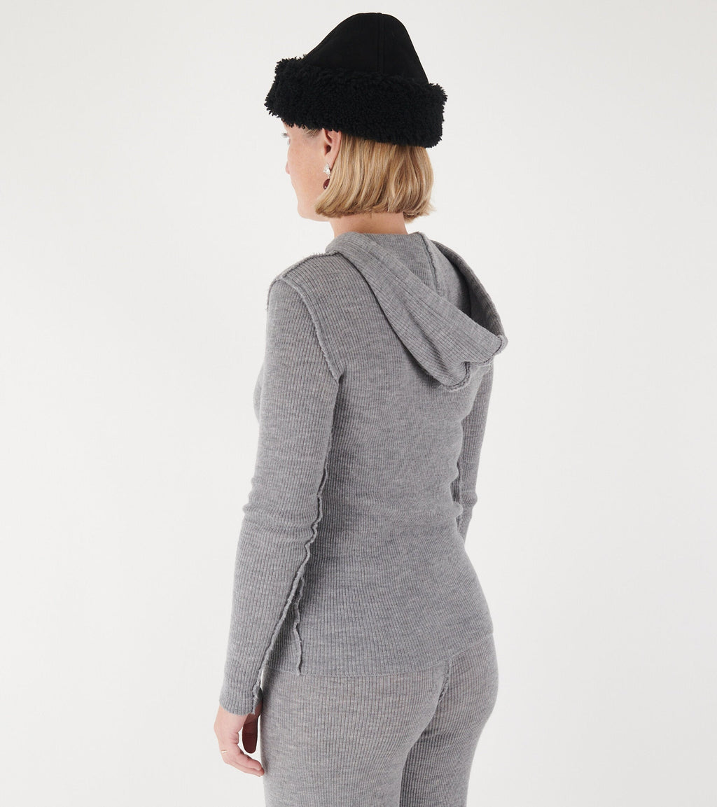 Brim Hoodie Light Grey