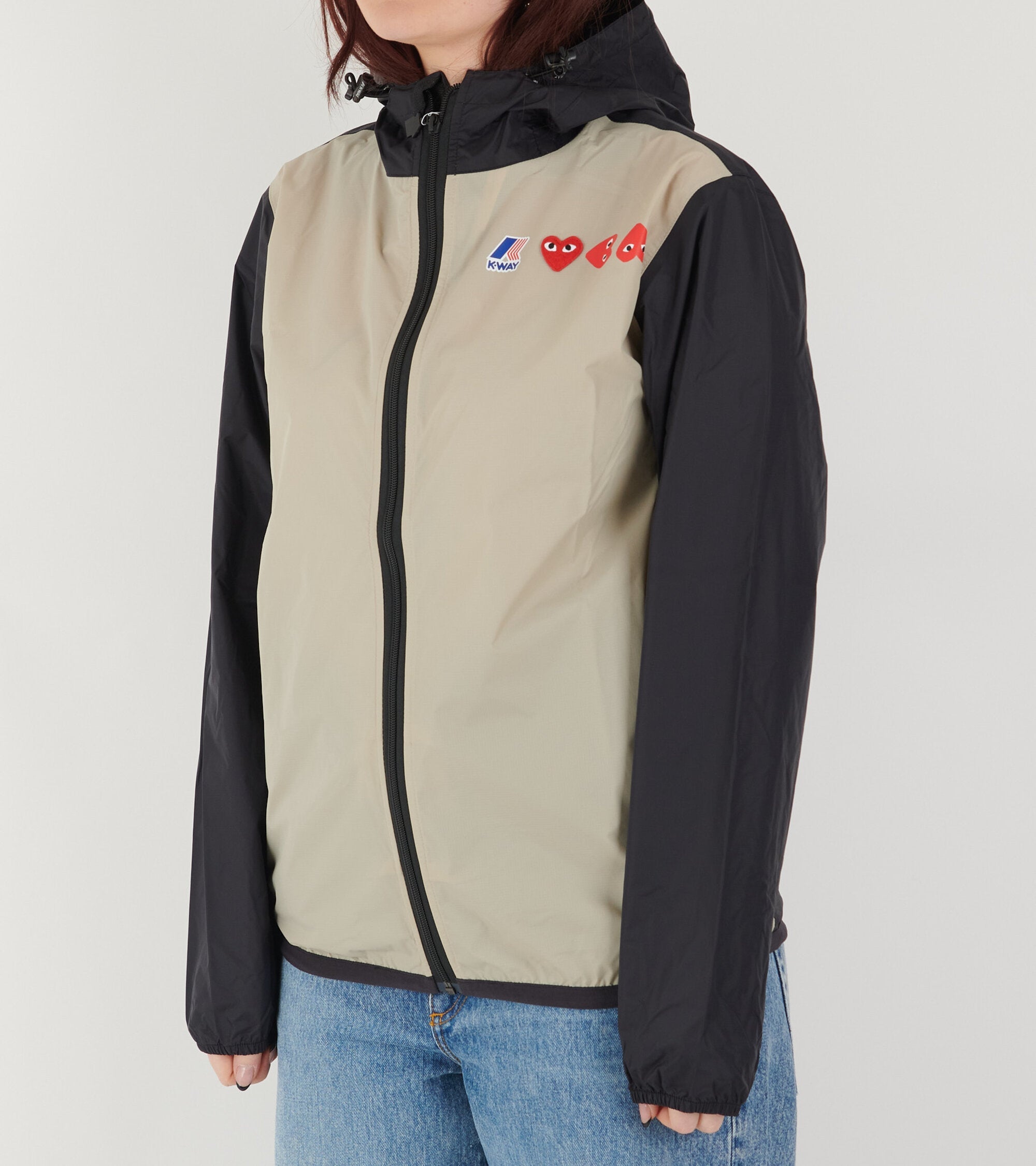 K-WAY Packable 3 Jacket Black/Beige