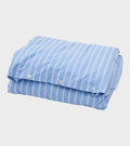 Percale Duvet 140x200 Island Blue Stripes