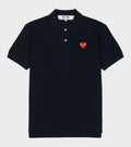 U Red Heart S/S Polo Navy