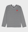 U Striped LS T-shirt Black