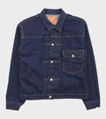40's Pleated Front Shirt Dark Denim Blue
