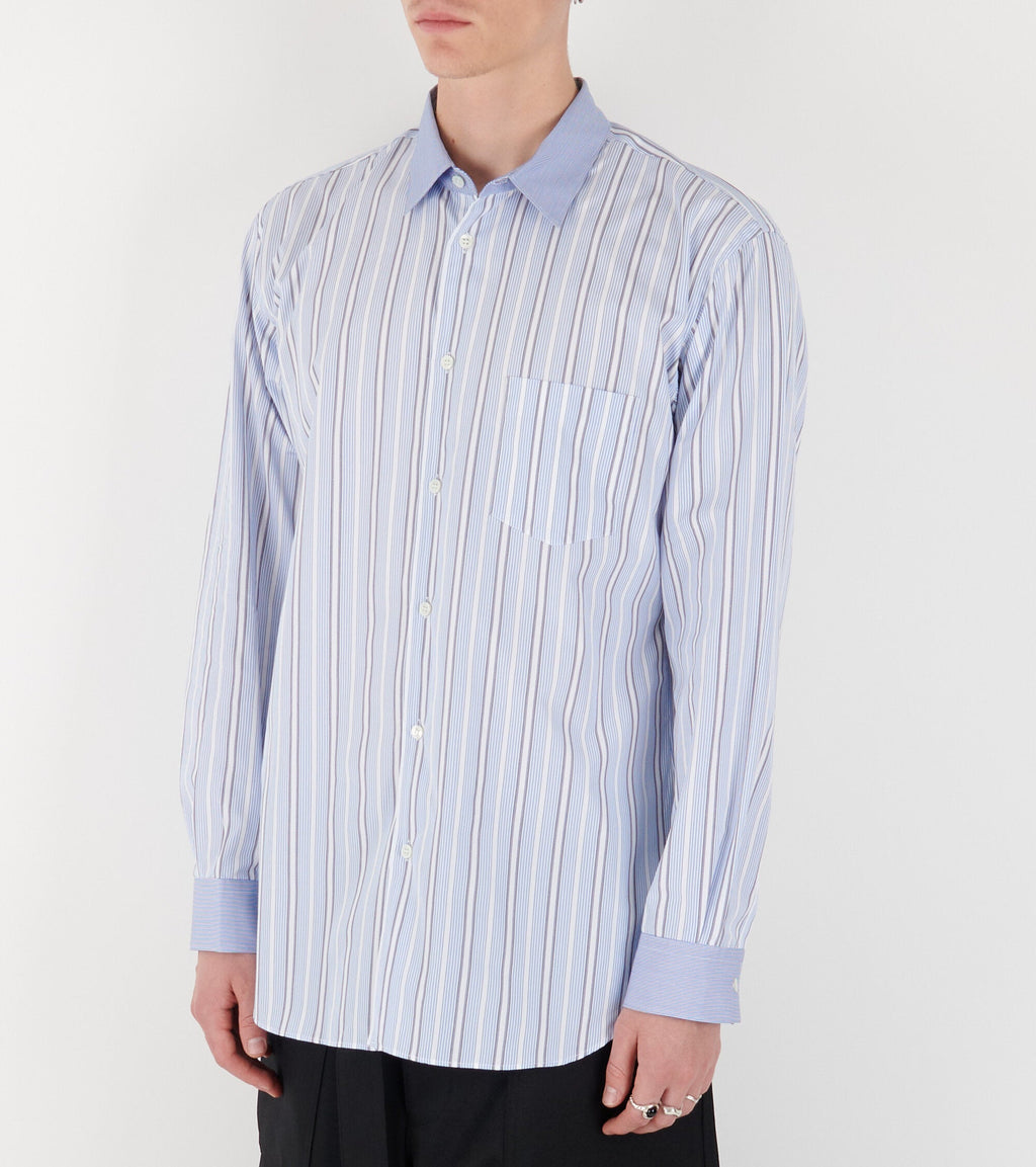 Striped Shirt Blue Mix