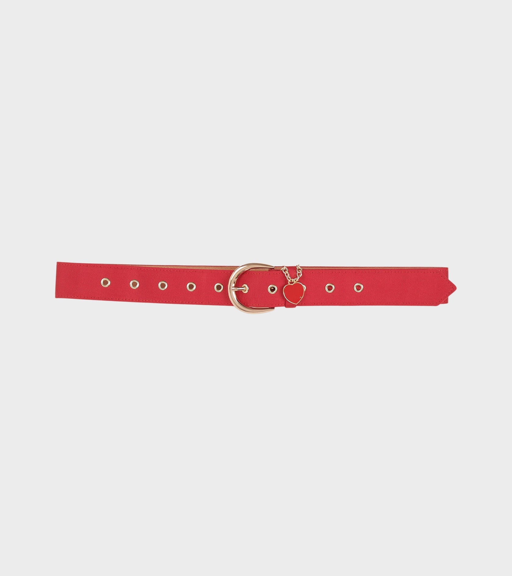Snoopy Belt Bright Red