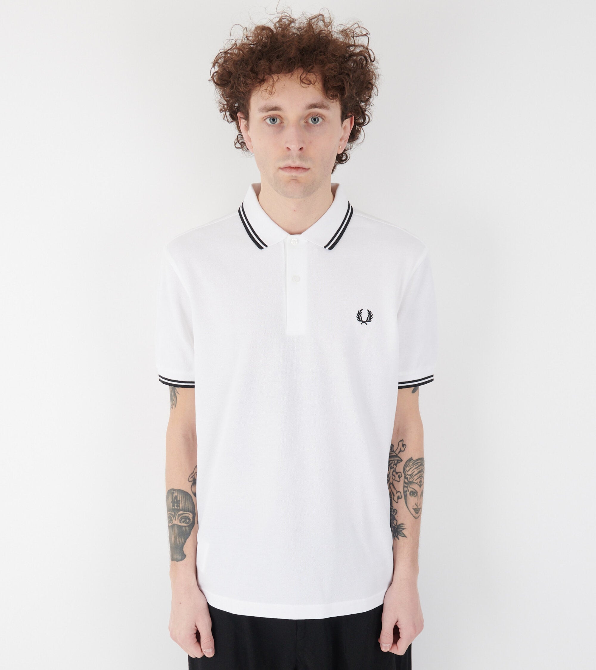 X Fred Perry Strong Will Polo White