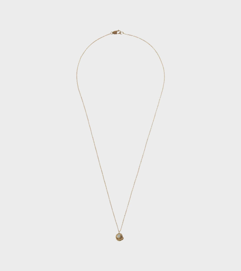 Fern Diamond Necklace Gold
