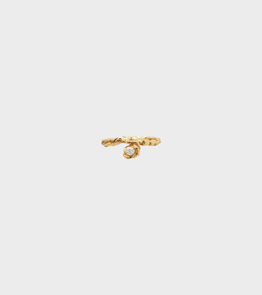 Twiggy Diamond Ring Gold