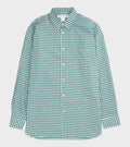 Check Shirt Dark Green/White