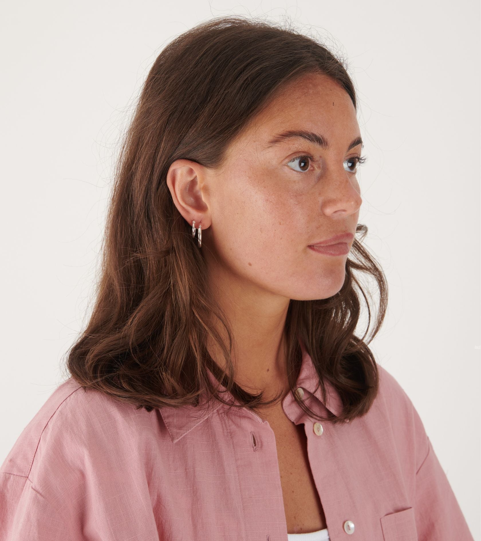 Chubby Hoop In Silver