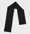 Small Stitch Scarf Black/Oatmeal