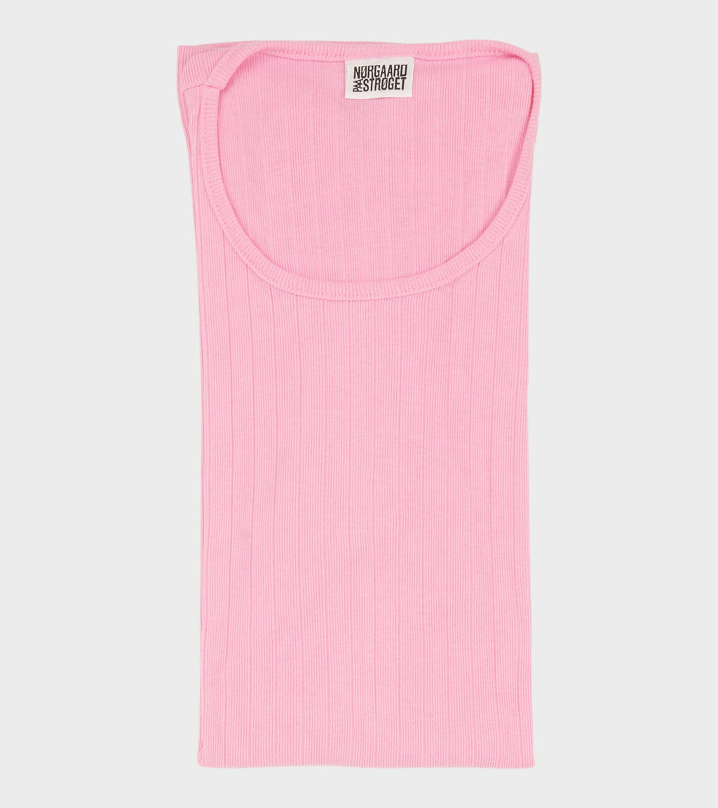 101 Rib Solid Colour Bubblegum Pink