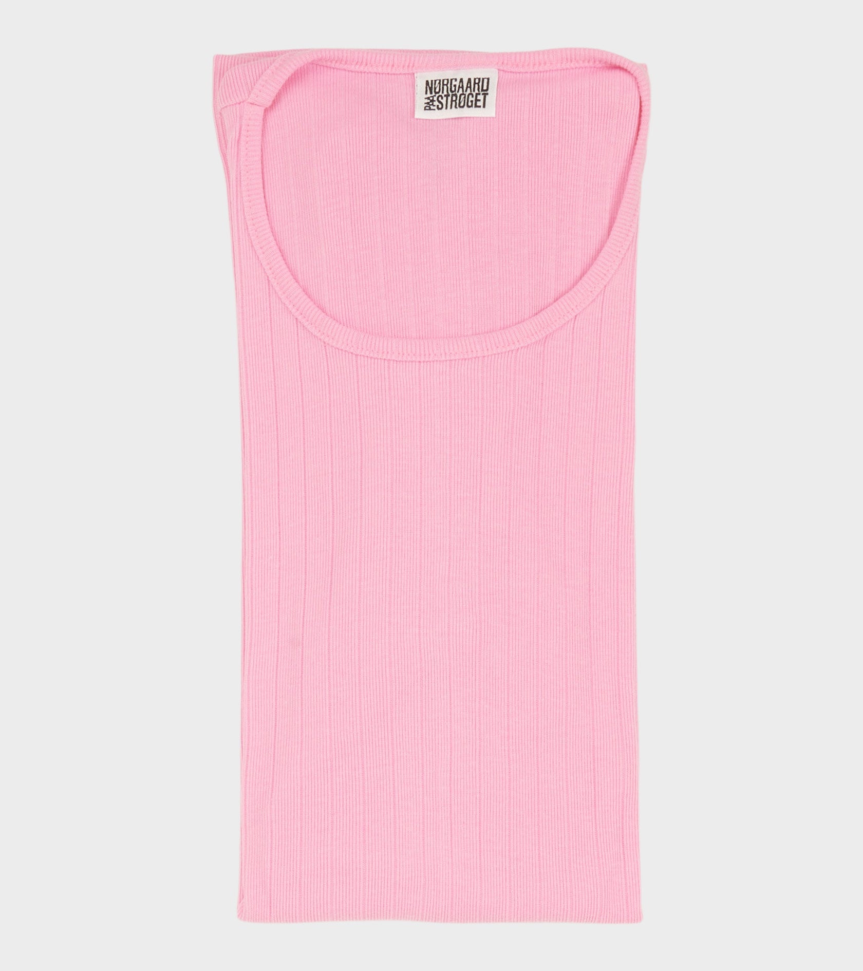 101 Rib Solid Colour Bubblegum Pink