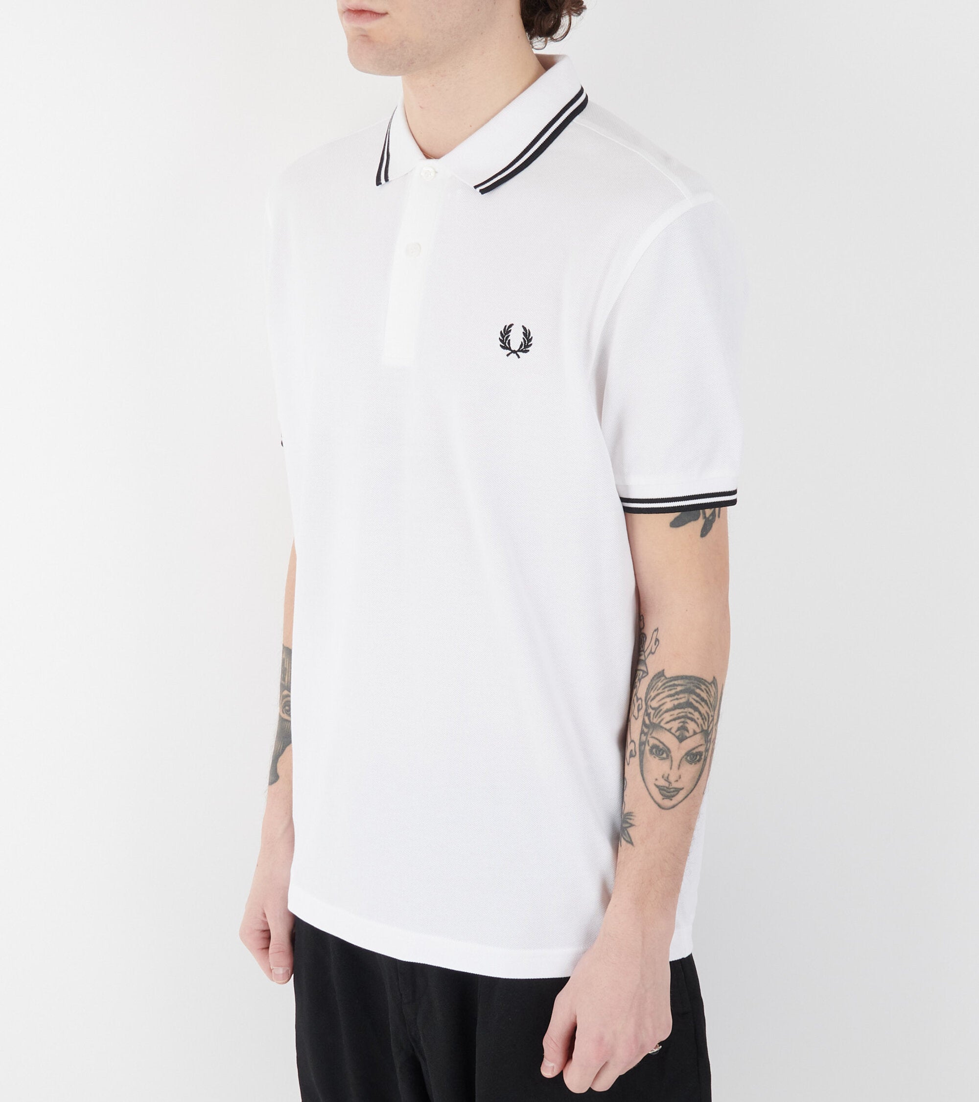 X Fred Perry Strong Will Polo White
