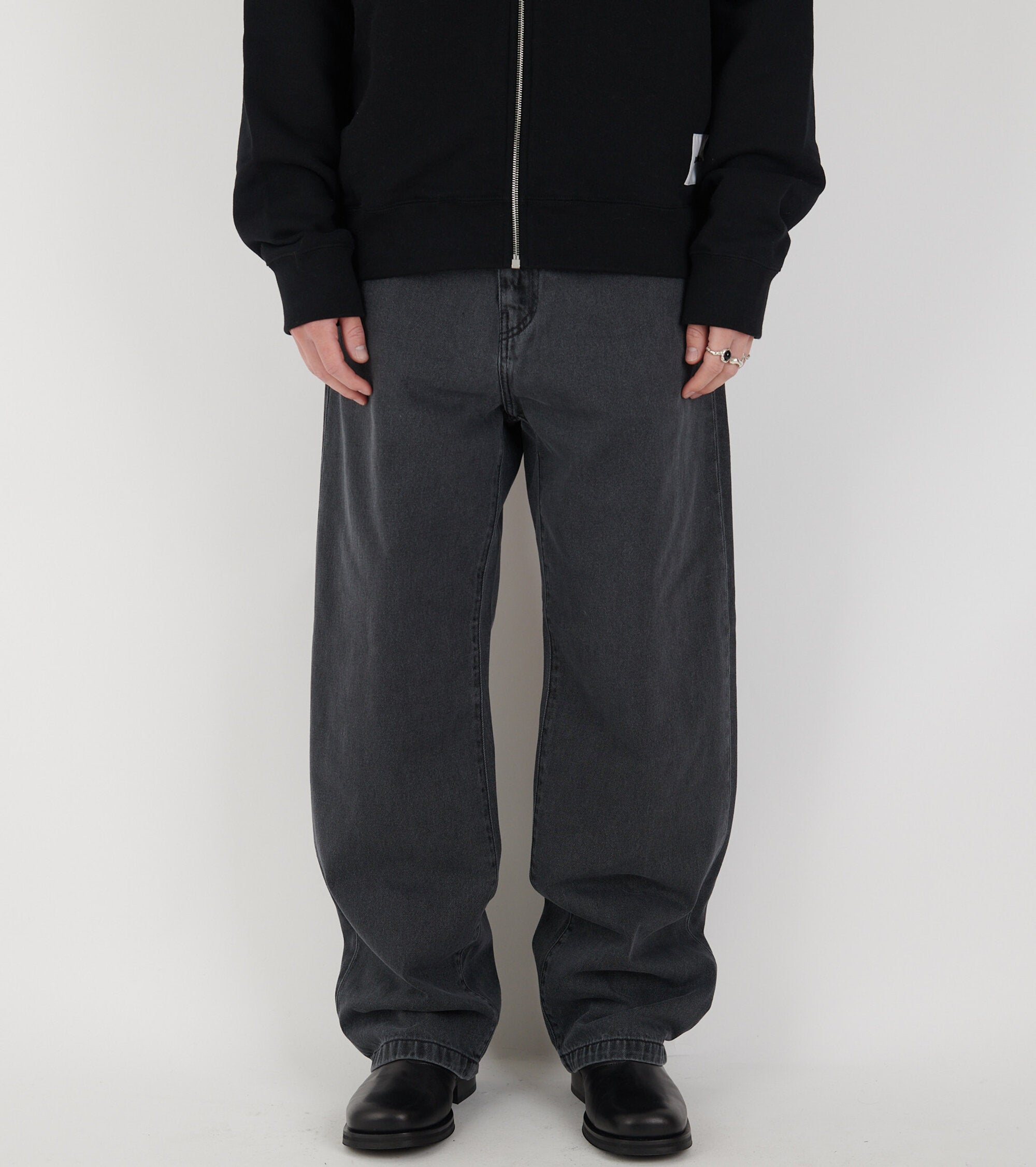 Landon Pant Black Heavy Stone Wash