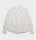 Round Collar Shirt White
