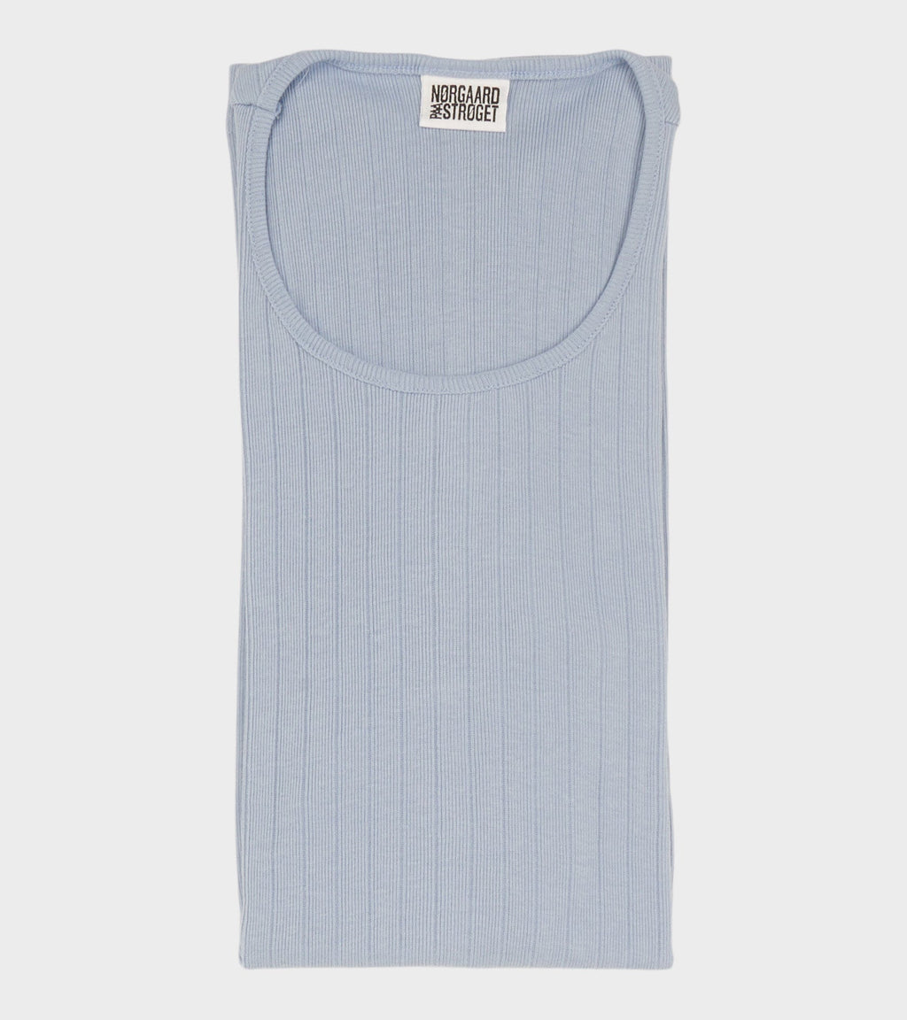 101 Rib Solid Colour Light Blue