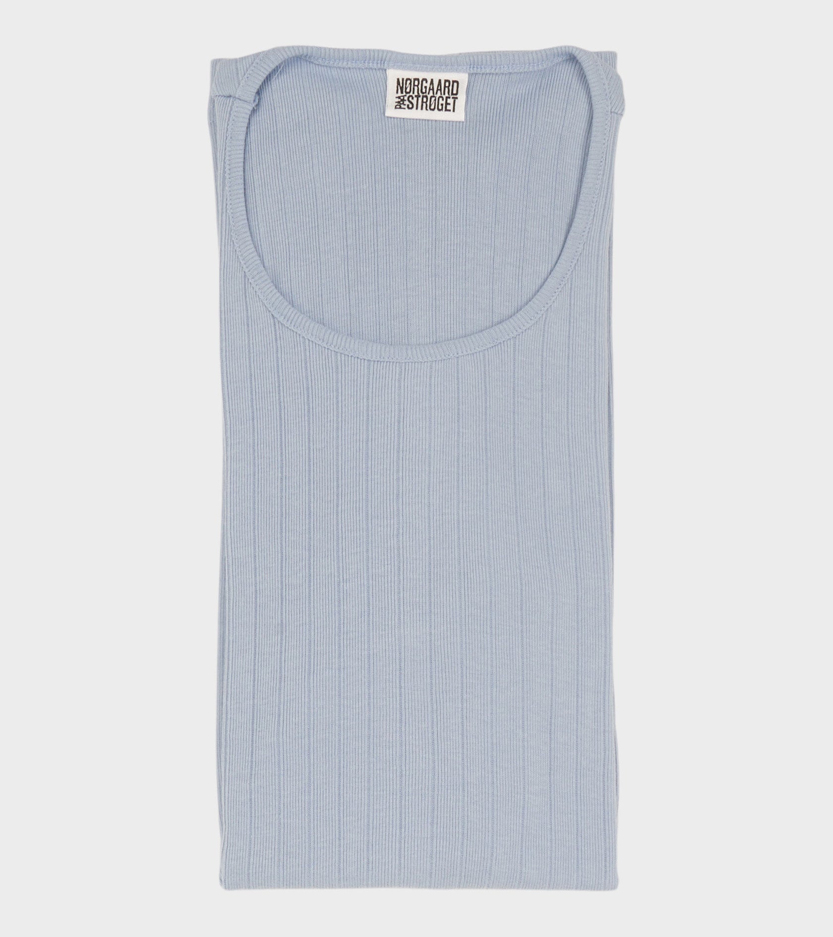 101 Rib Solid Colour Light Blue