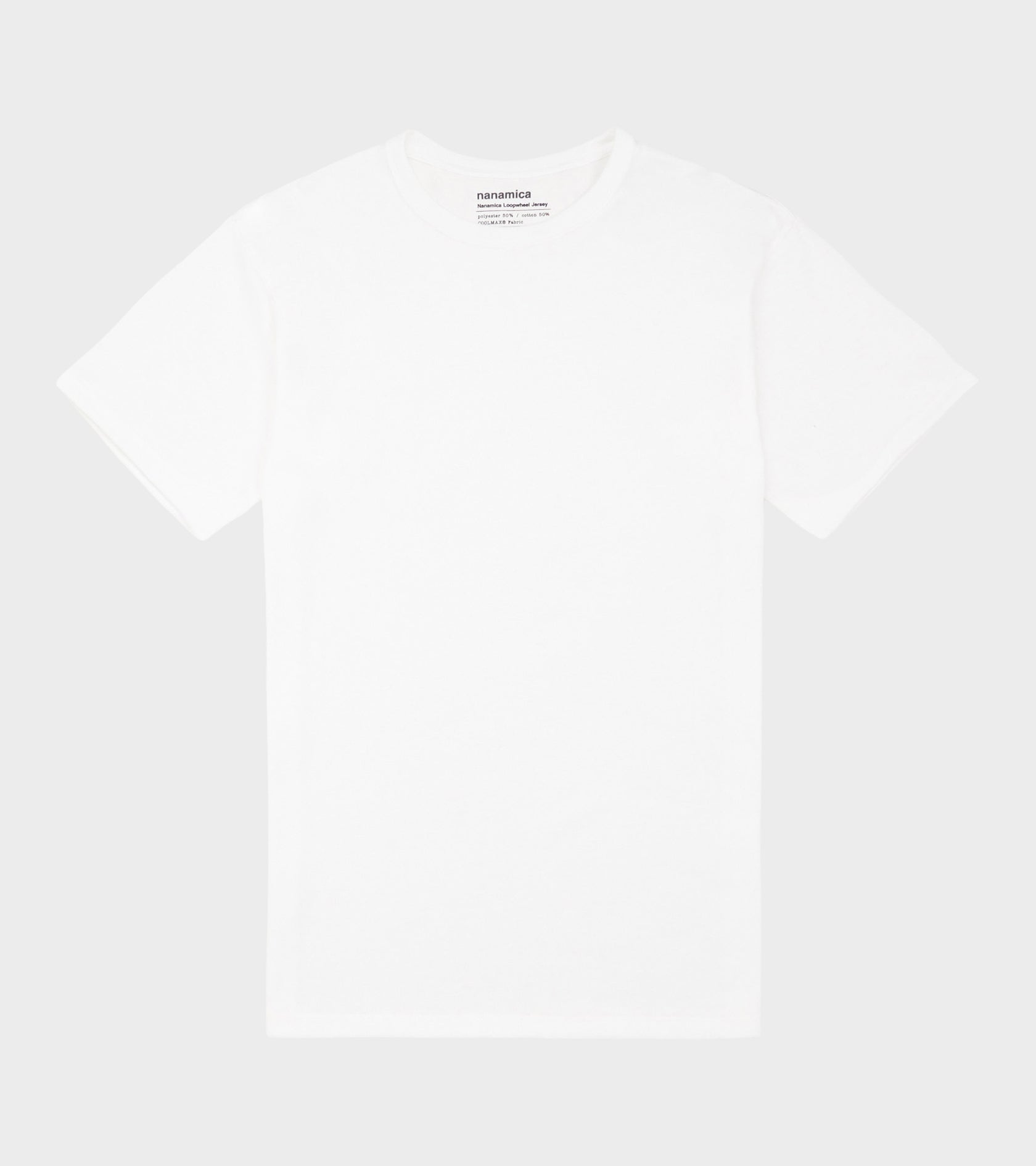 Loopwheel Coolmax Jersey Tee White