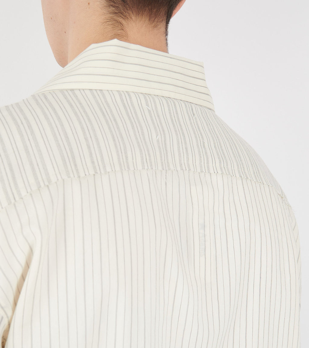 Striped Shirt Ecru