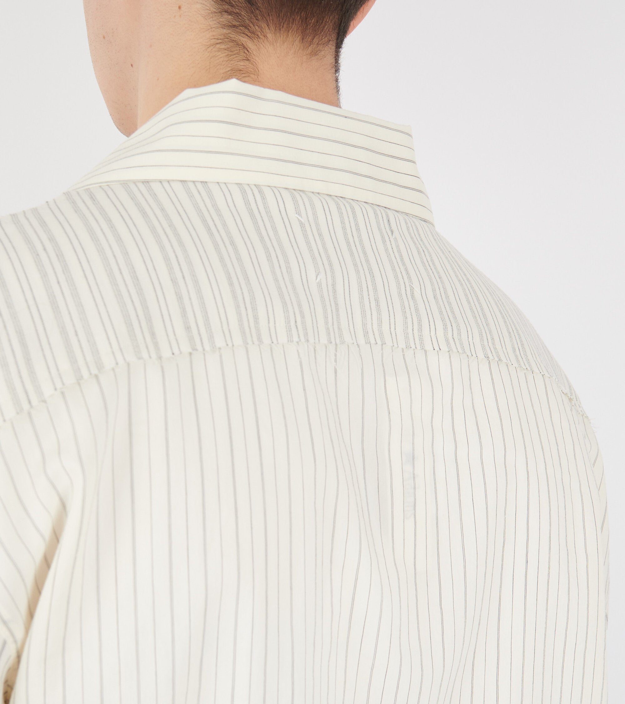 Striped Shirt Ecru
