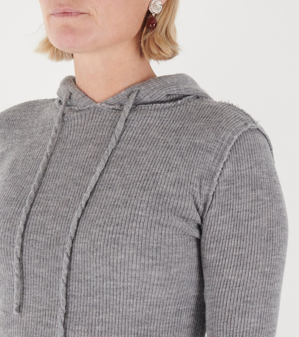 Brim Hoodie Light Grey