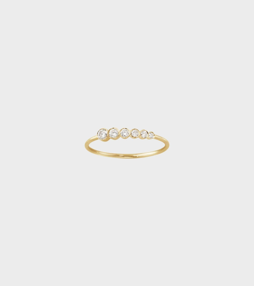 Large Full Moon Ring Gold