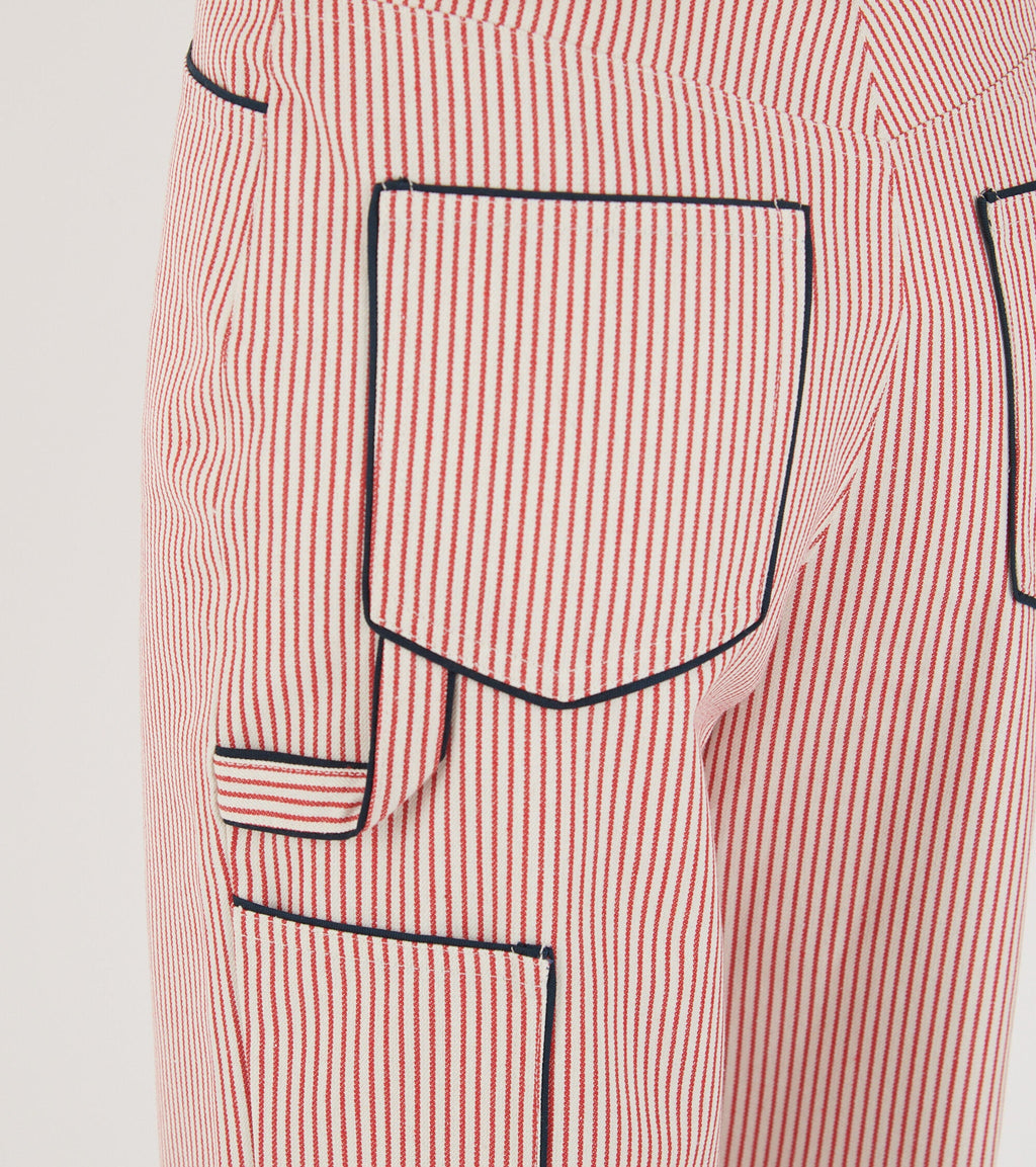 Emma Pants Red/White Stripe