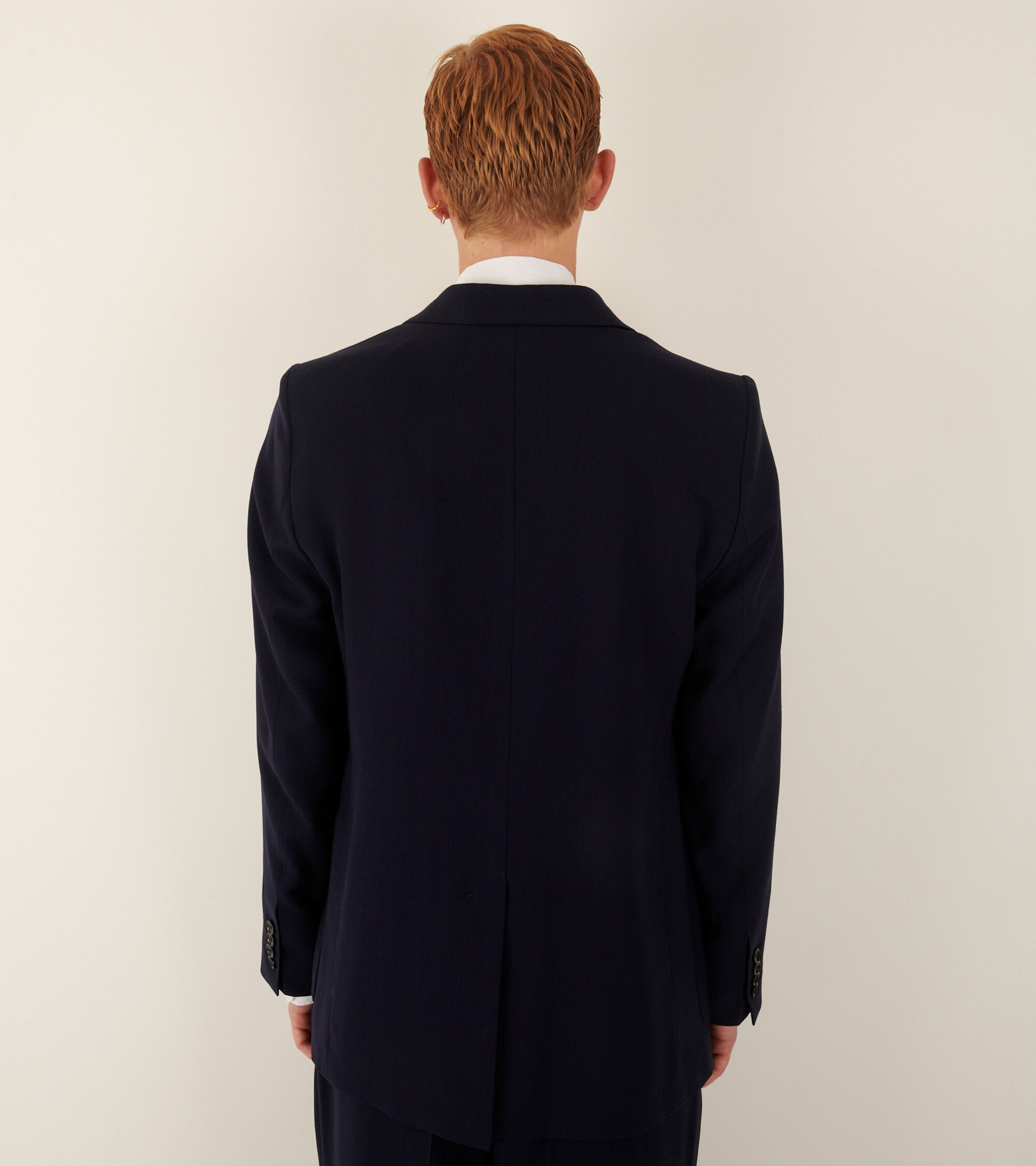 Two Buttons Jacket Night Blue