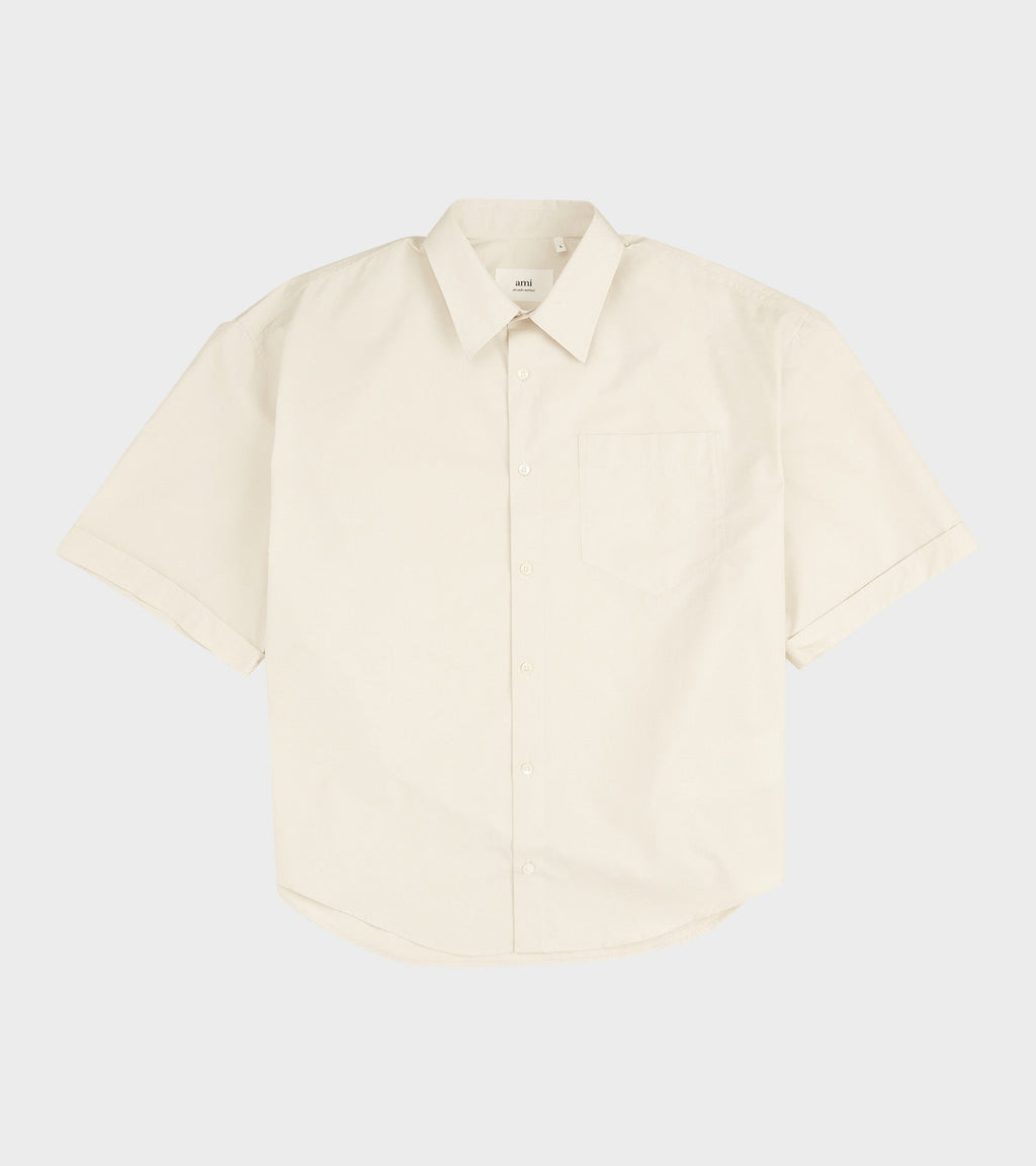 Boxy S/S Shirt Chalk