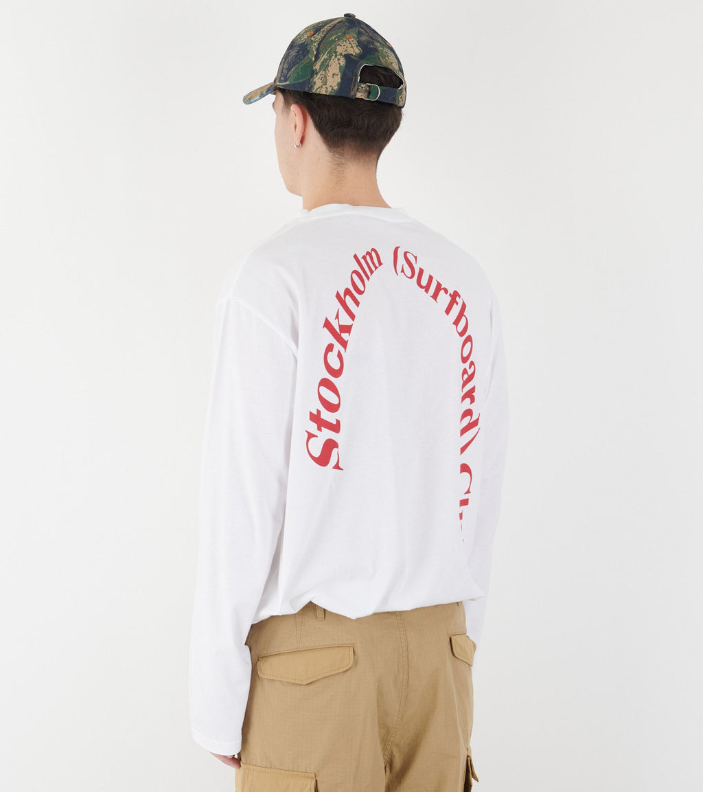 Greg Back Logo Longsleeve White