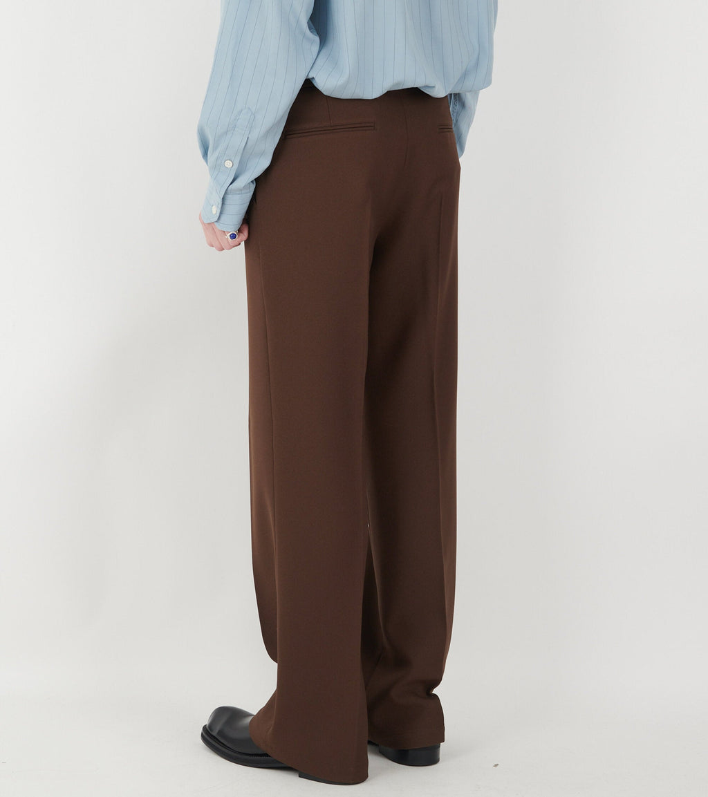 Sune Tailored Bootcut Trousers Brown