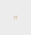 Petite M Earring Gold