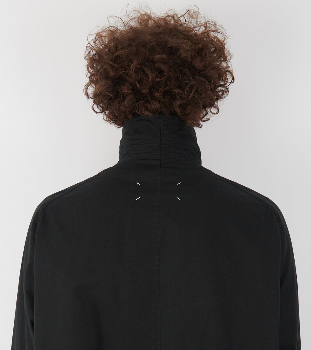 Overlayer Trench Coat Black