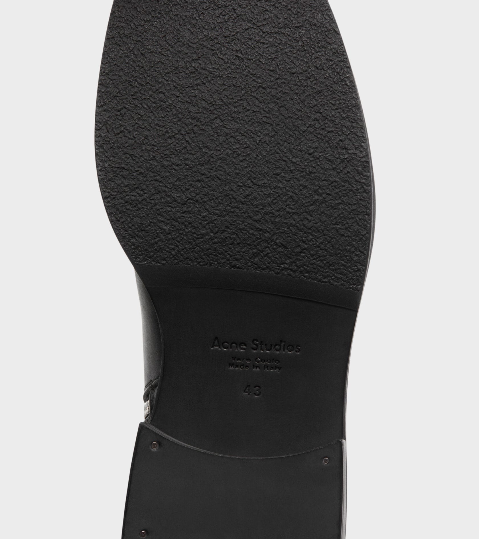 Waxed Leather Boots Black