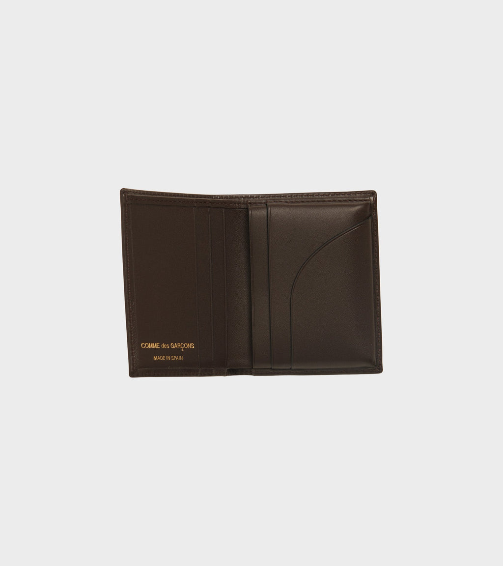 No Zip Wallet Brown