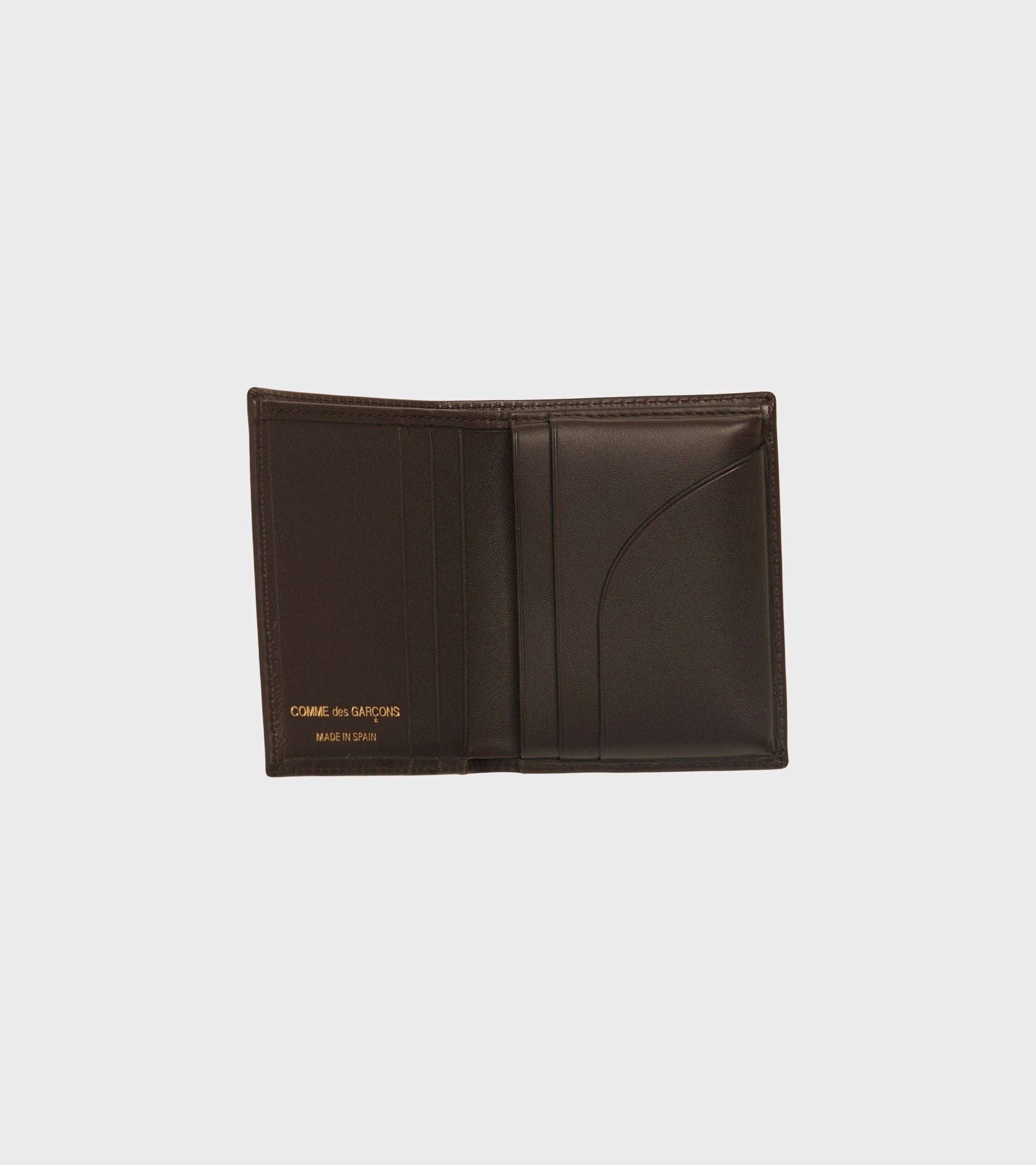No Zip Wallet Brown