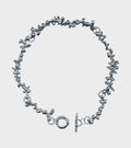 Twisted Current Necklace Silver