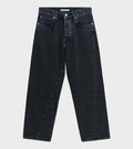 Wide Twist Jeans Washed Black