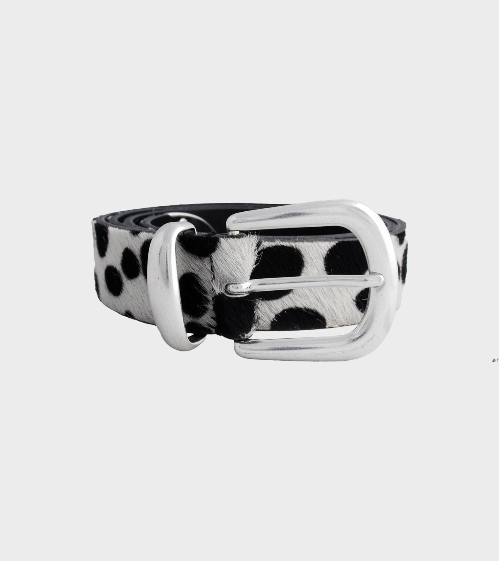 Dr. X Adams M2428 Dalmatian Belt White/Black
