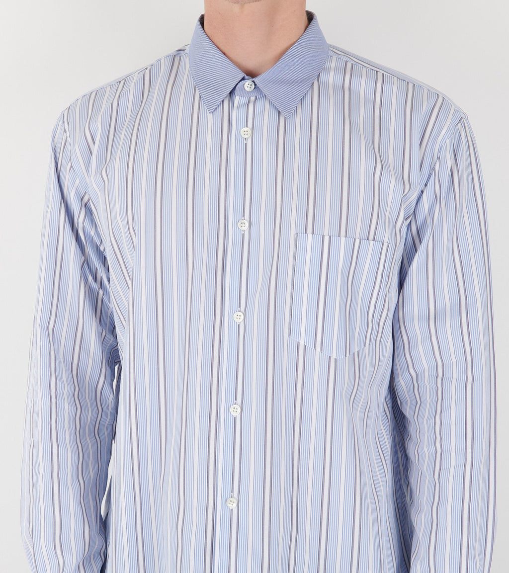 Striped Shirt Blue Mix