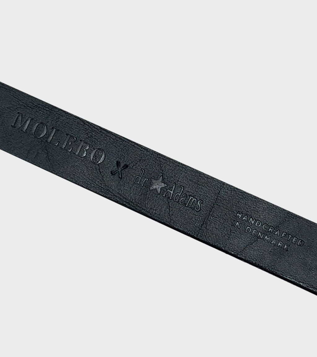 Dr. X Adams M2428 Dalmatian Belt White/Black