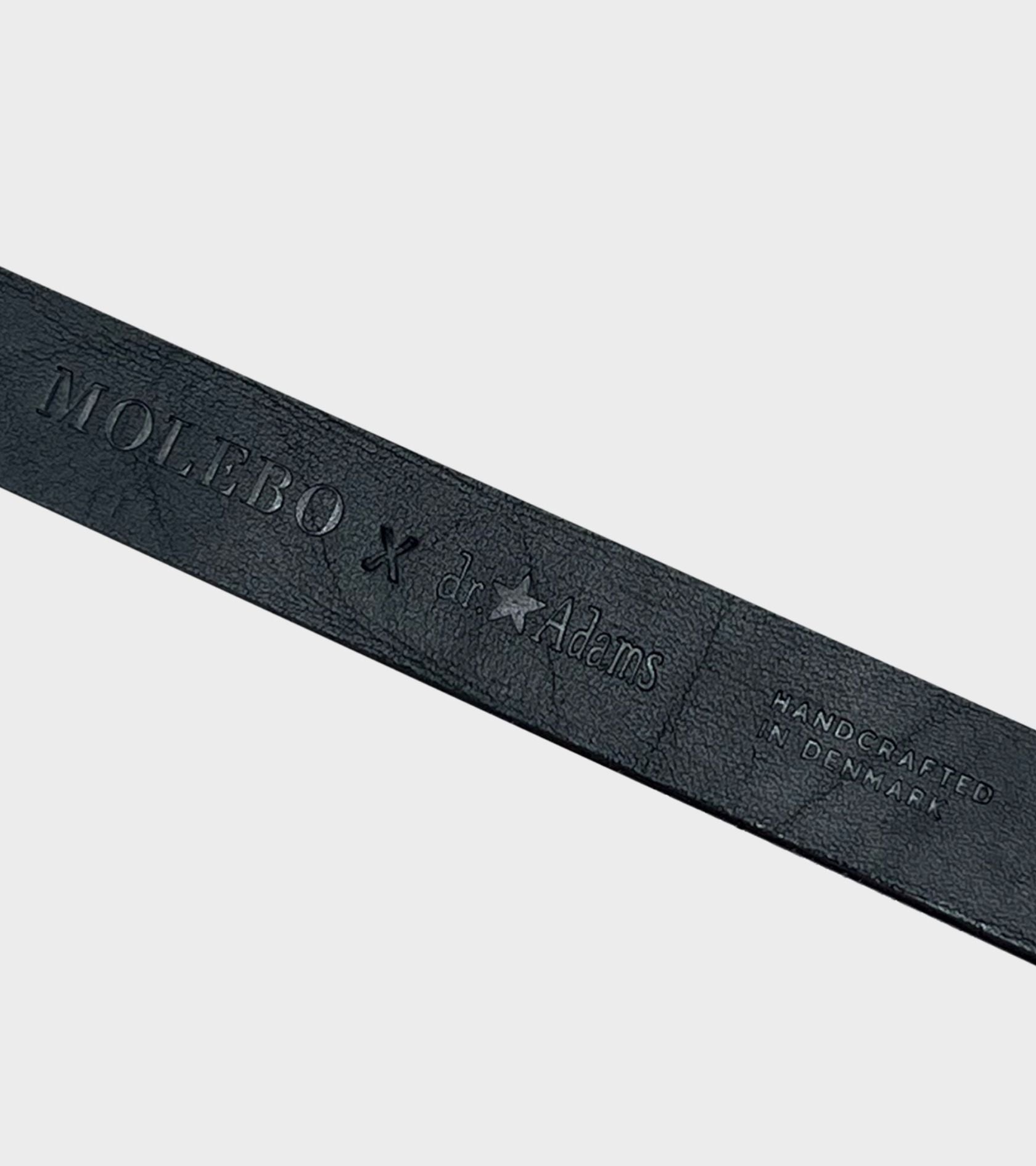 Dr. X Adams M2428 Dalmatian Belt White/Black